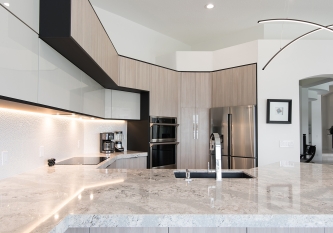 KabCo Kitchens Brilliant Miralis Cabinets and Cambria Quartz Kitchen Remodel Fort Lauderdale, Florida