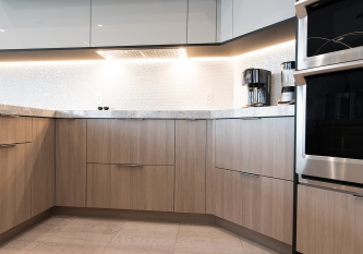 KabCo Kitchens Brilliant Miralis Cabinets and Cambria Quartz Kitchen Remodel Fort Lauderdale, Florida