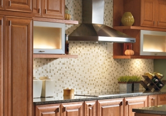 Seaweed Stone Mosaic Tile Backsplash