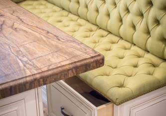 Custom Bench with Storage