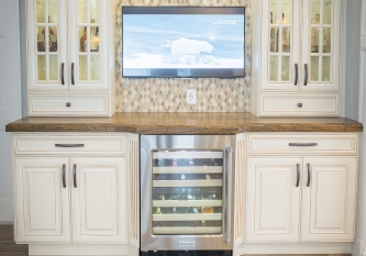 Custom Home Bar and TV Unit