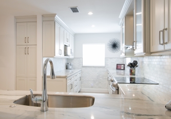 Compact White Kitchen