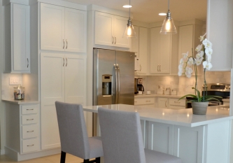 Compact White Kitchen
