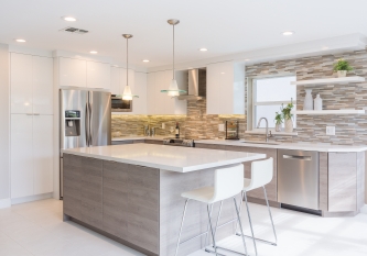 L Shaped Miralis Kitchen