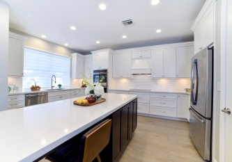U Shaped Homecrest Transitional Kitchen