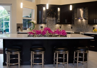 Waypoint Living Spaces Cabinetry & Quartz Counters