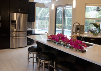 Waypoint Living Spaces Cabinetry & Quartz Counters