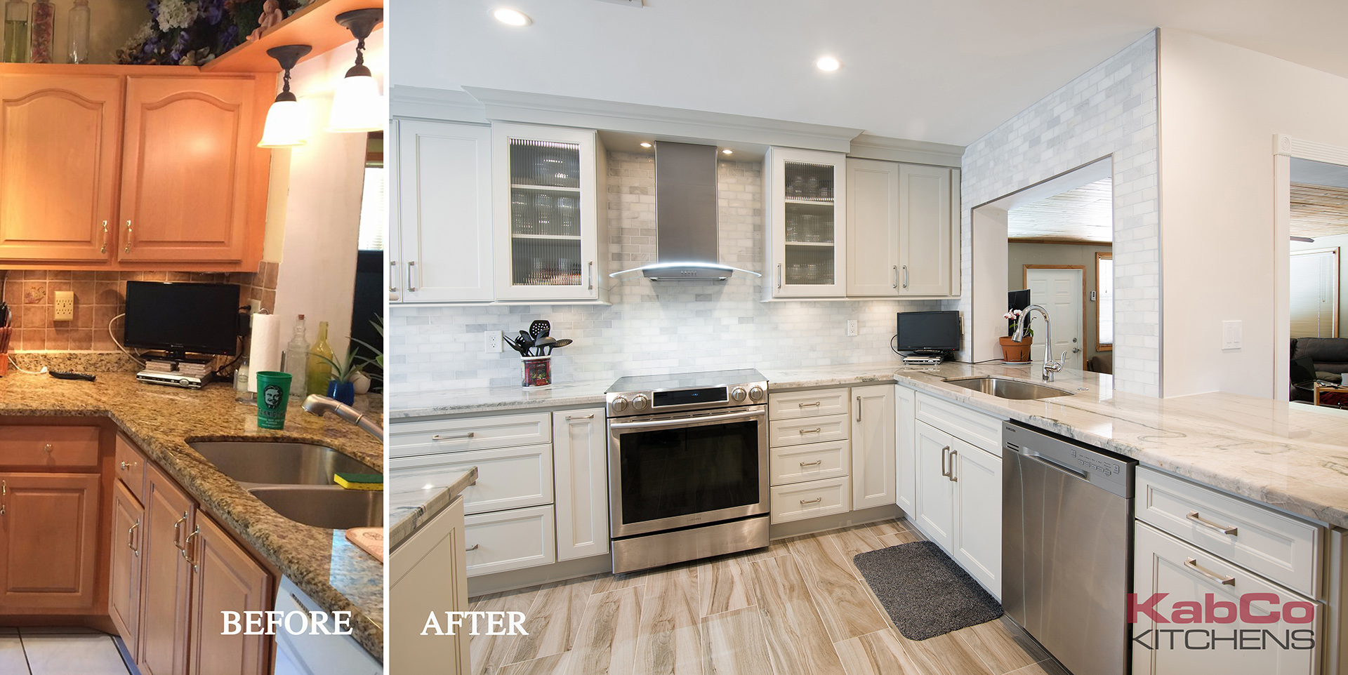 Before and After Kitchen & Bath Remodels